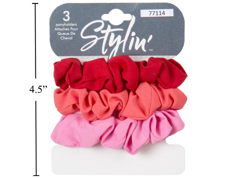 Stylin 3-Piece Pink Ponyholders