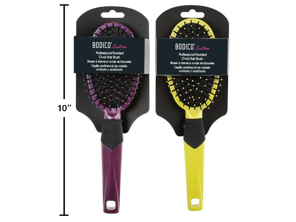 Bodico Pro. Padded Oval Hair brush, 2 col, h/c(HZ)