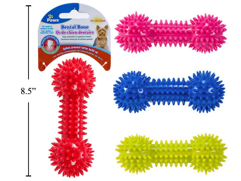 PAWS Dental Bone, 6 Inches, 91g, Available in 4 Assorted Colors, Terms of Conditions Apply.