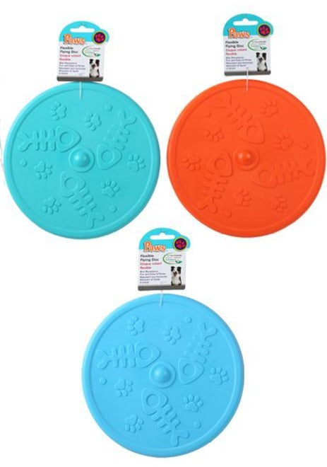 PAWS Flexible Flying Disc, 7.75"