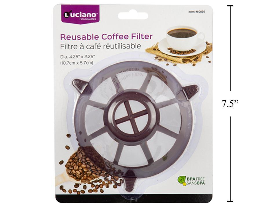 Luciano Reusable Coffee Filter, Cone Shape, b/c (CS)