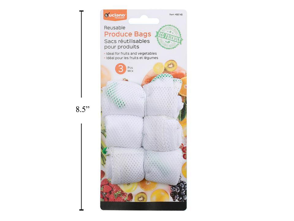 Luciano 3-Piece Reusable Produce Bags