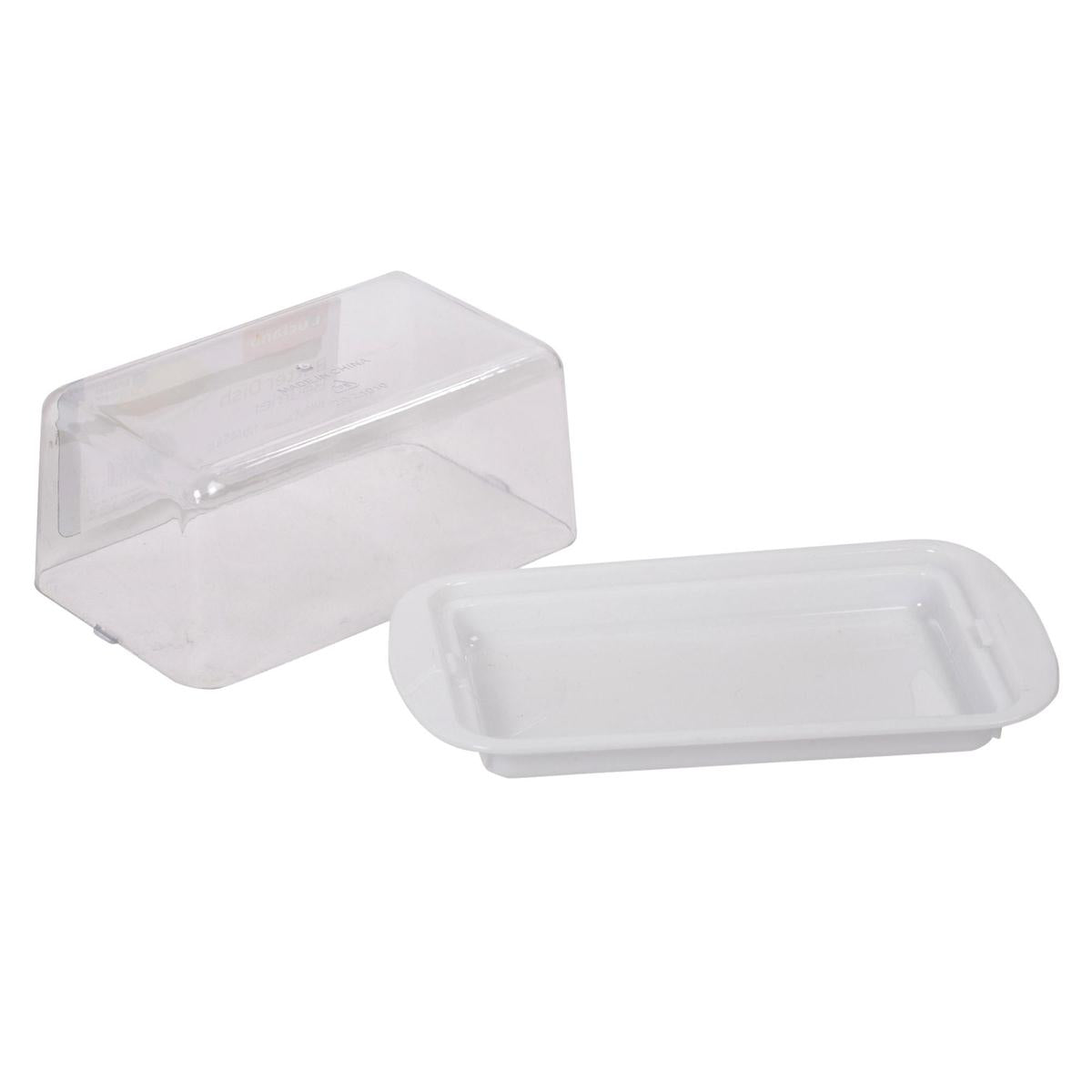 Luciano Butter Dish, 1-lb (454g) Capacity, Dimensions 5.5x3.5x2.5"