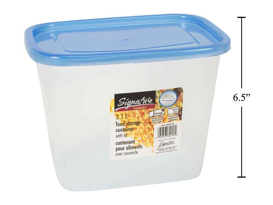 SiG.Kit 3.1L Tall Rectangular Storage Container with Lid