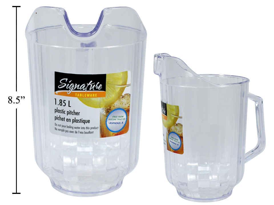 SiG.Kit Clear Plastic Pitcher, 1.85L