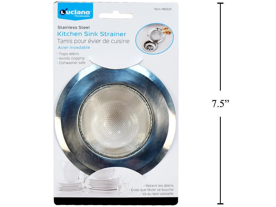 Luciano Stainless Steel Kitchen Sink Strainer