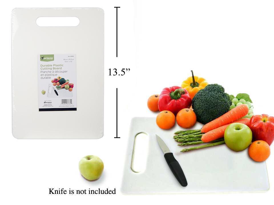 Luciano PE Cutting Board, Shrink Wrapped with Insert, Dimensions 34.5x25x0.6cm (HZ)