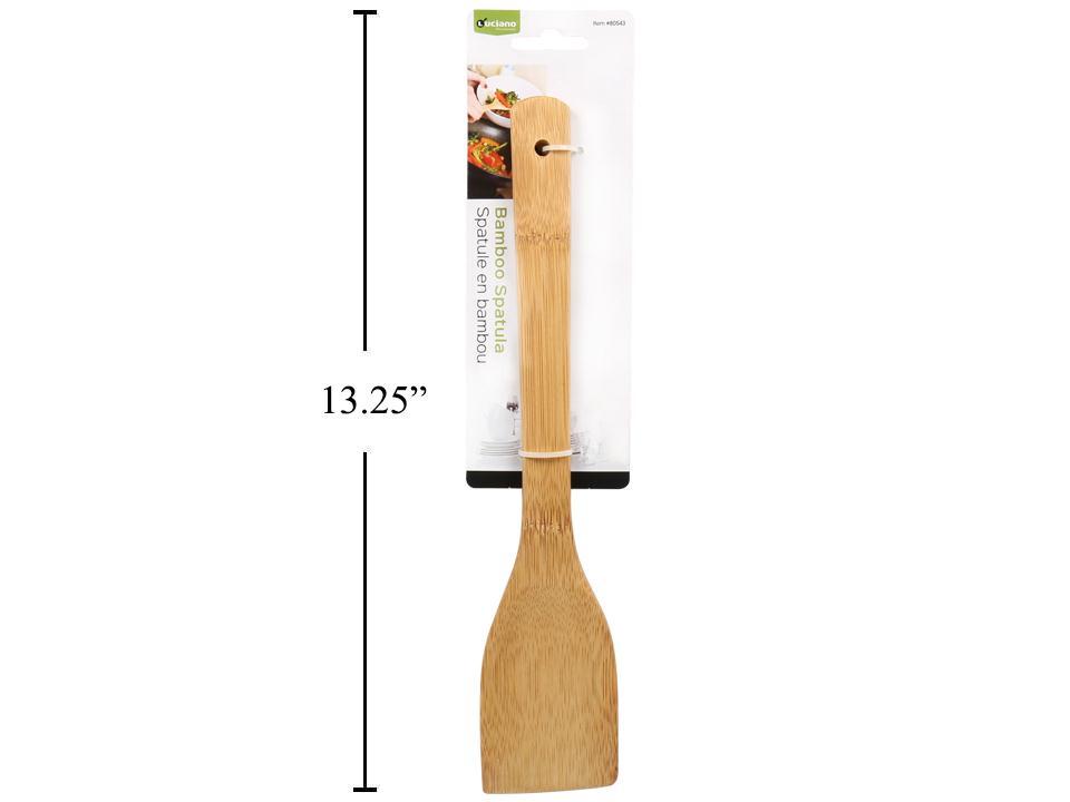 Luciano's 12" Long Bamboo Spatula