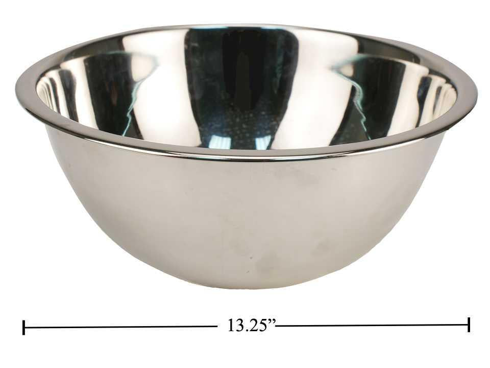 Luciano 13.5" Stainless Steel Mixing Bowl, 6.8L