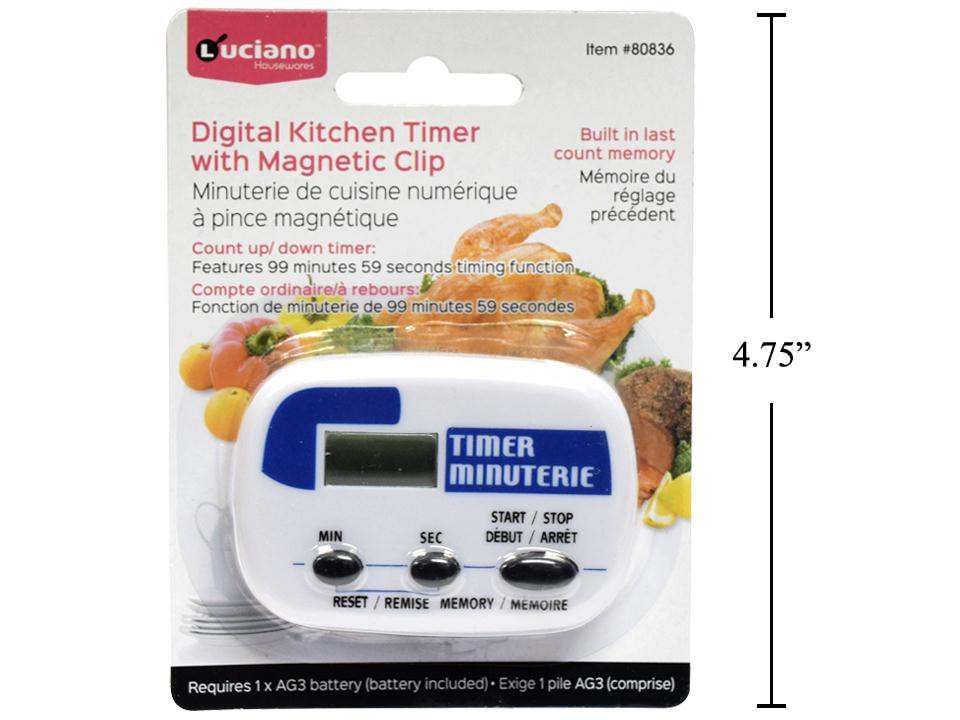 Luciano Electronic Timer, Battery Operated