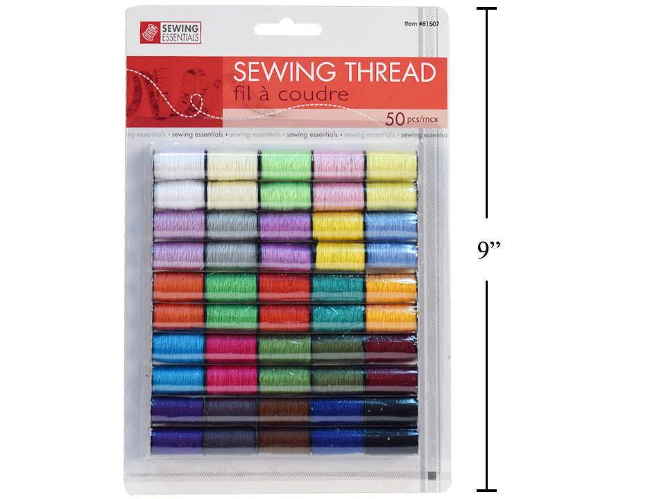 Sewing E. 50-pc Sewing Thread Set, b/c