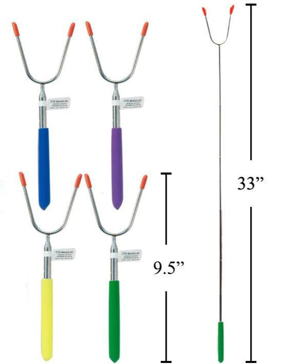 BBQ Telescopic Fork, extends from 9.5" to 33"L