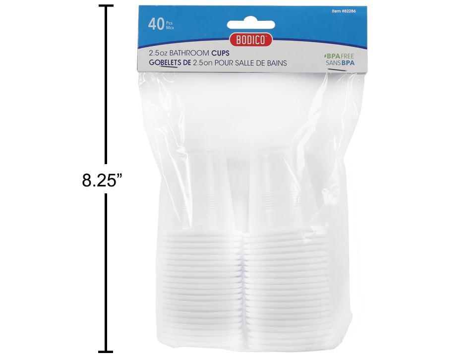 Bodico's 40-Piece Bathroom Cups