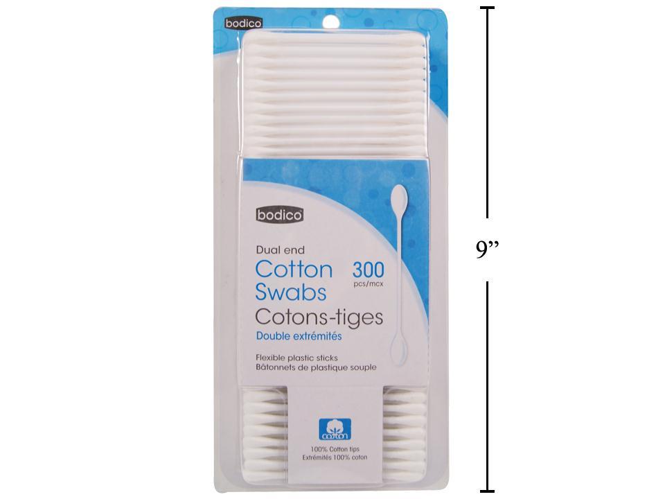 Bodico 300-pc Cotton Swabs, b/c (HZ)