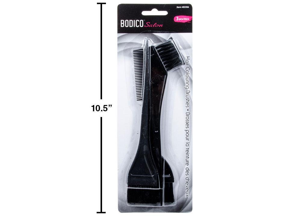 Bodico 3-pc Hair Coloring Brushes, b/c(HZ)