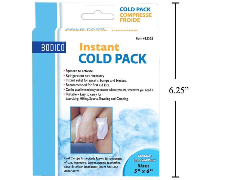 Bodico 5"x6" Instant Cold Pack in Color Box