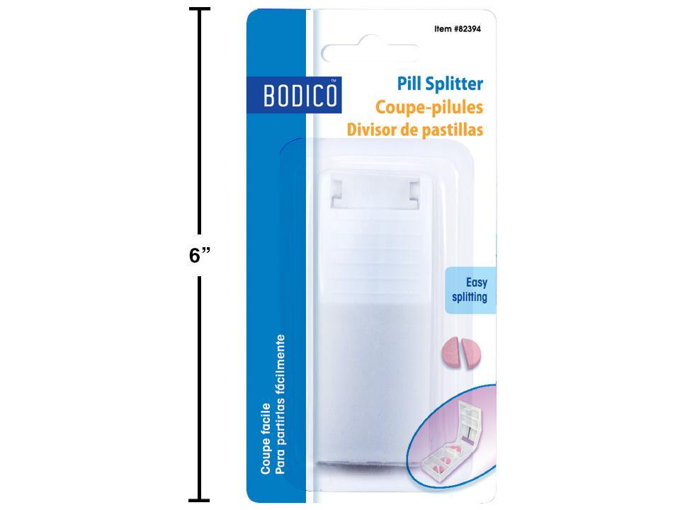Bodico White Pill Splitter Storage Box