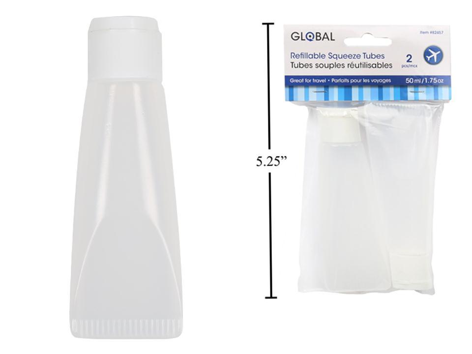 Global 2-Piece 50mL Refillable Bottles