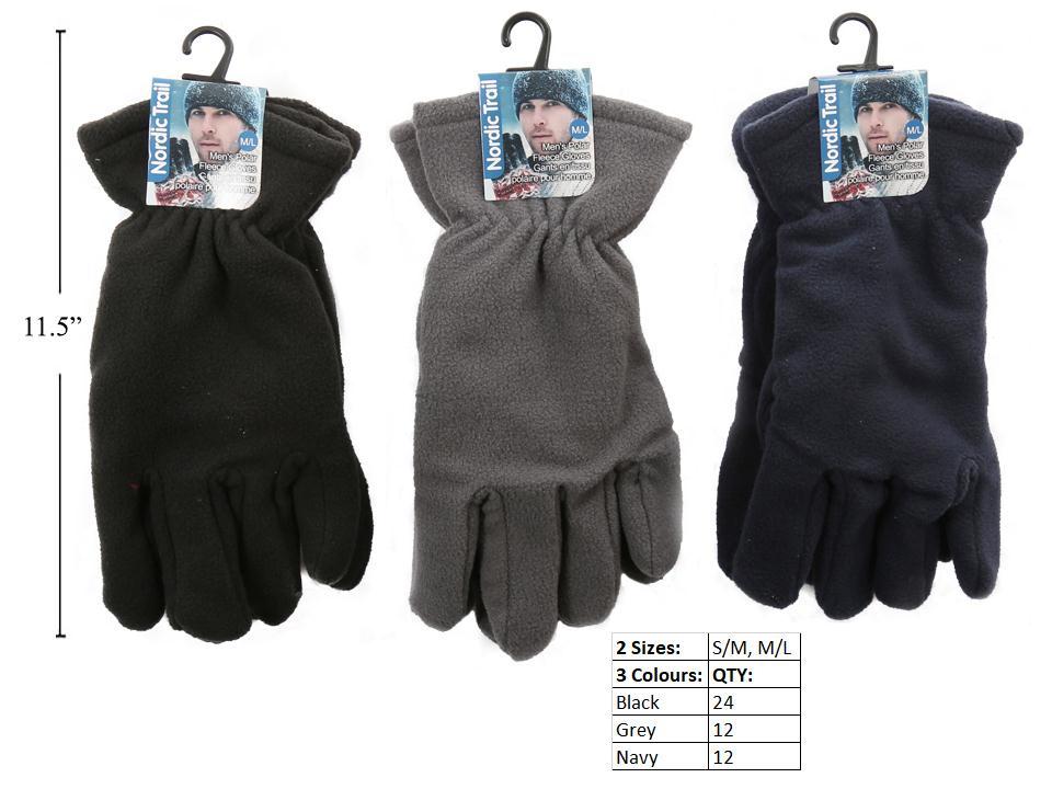 Nordic T. Men's Polar Fleece Gloves