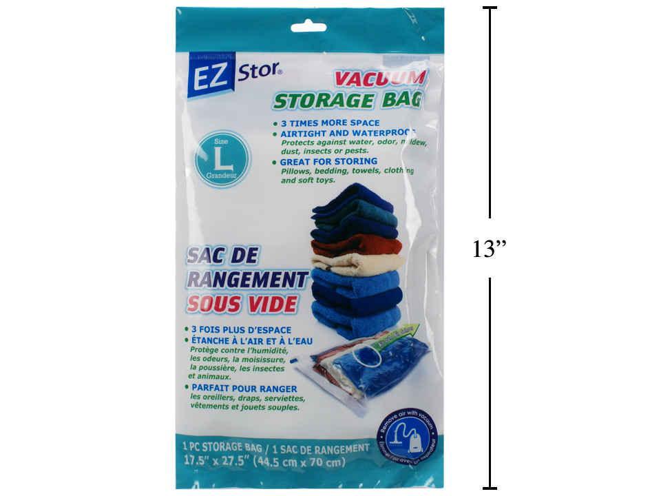 EZ-Stor Vacuum Storage Bag, Large Size, 17.5" x 27.5"
