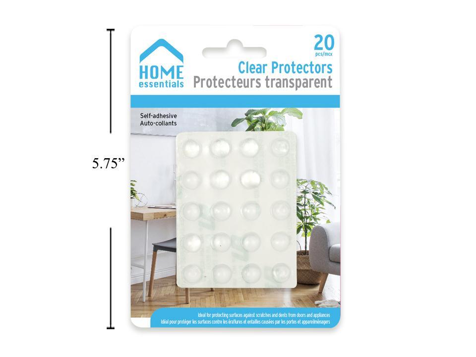 H.E. Clear 20-Piece Bumper Protectors