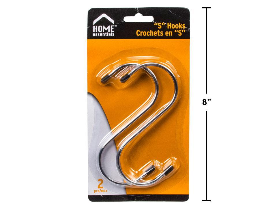 H.E. 2-Piece 5" S Hooks, Capable of Holding up to 10 lbs