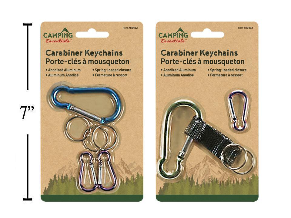 Camping Carabiner Aluminum Key Rings