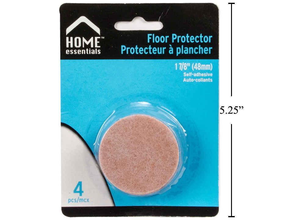 H.E. 4-pc 1-7/8" D Floor Protectors b/c