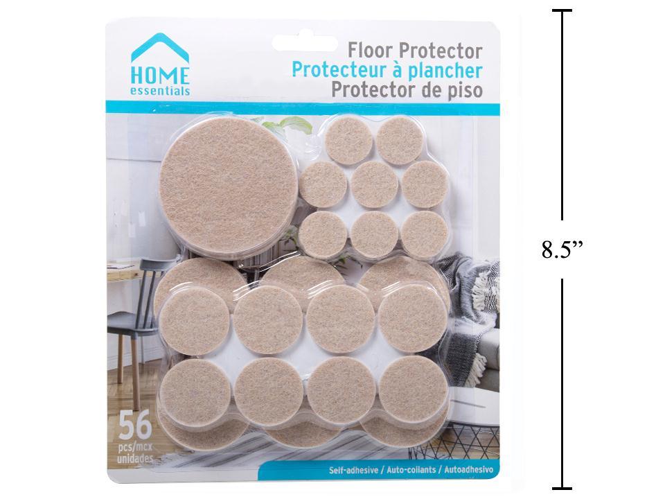 H.E. 56-Piece Assorted Self-Adhesive Floor Protectors