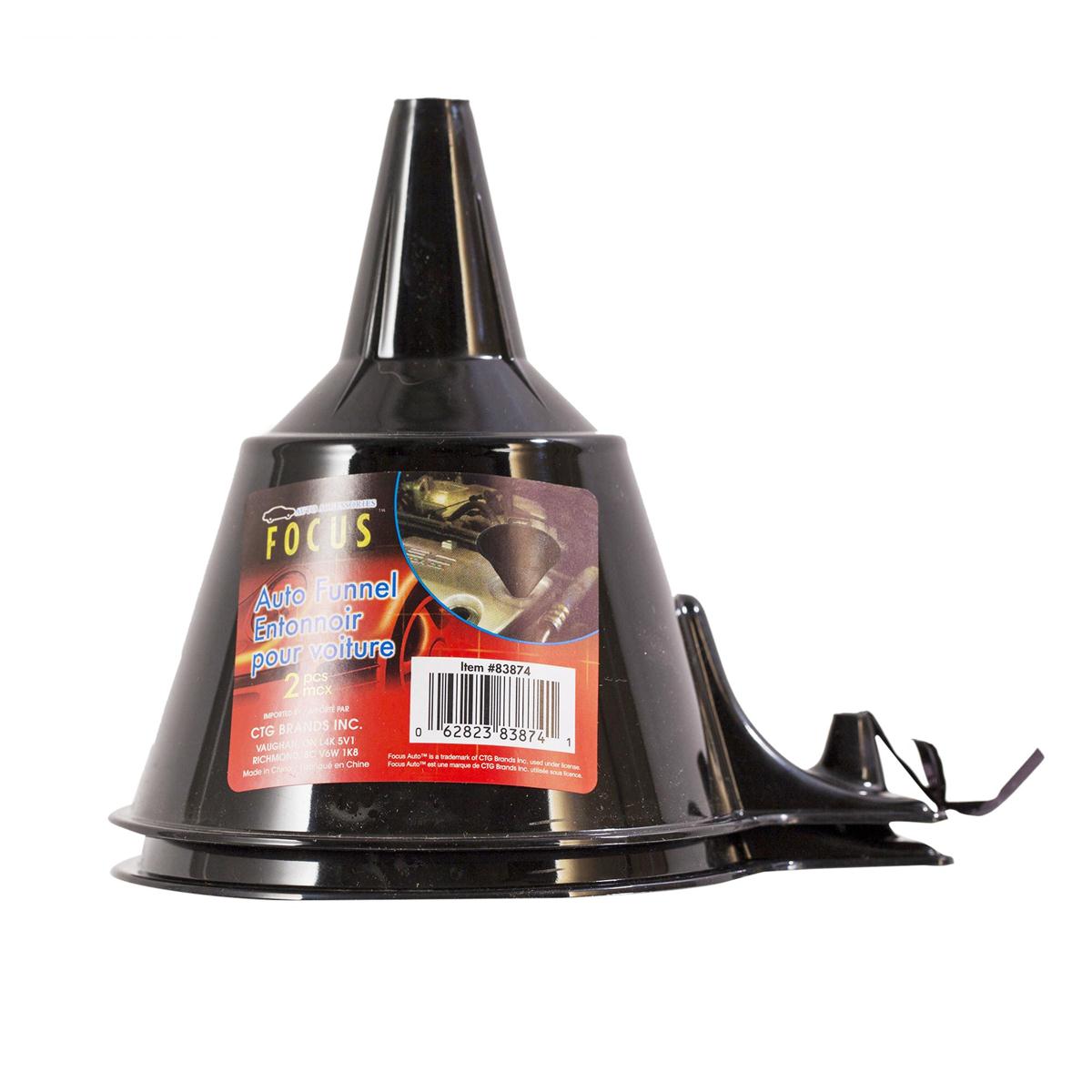 Focus Auto Funnel - 2 Piece Set for Efficient Vehicle Maintenance