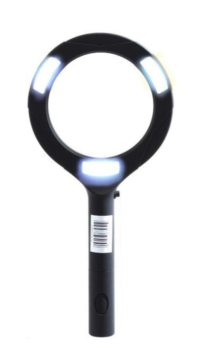 Focus Electric COB Magnifying Glass with Rubber Coating