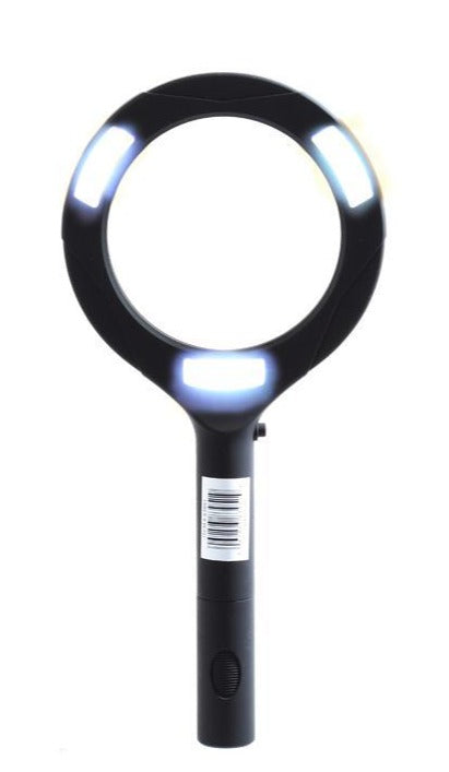 Focus Elect.COB Magnifying Glass w/Rubber Coated
