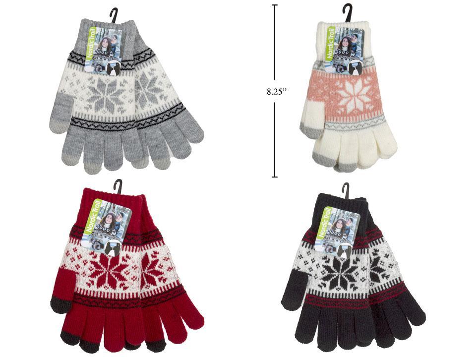 Nordic T. Youth Touch Screen Jacquard Gloves