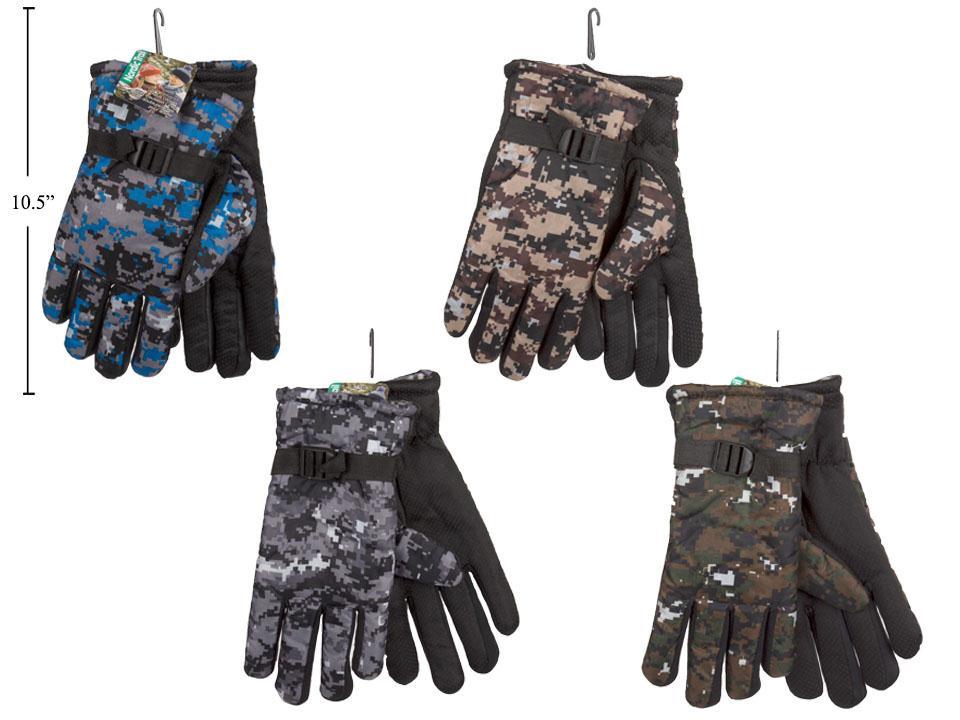 Nordic T. Adult  Camo Design Winter Gloves w/Insulated Liner