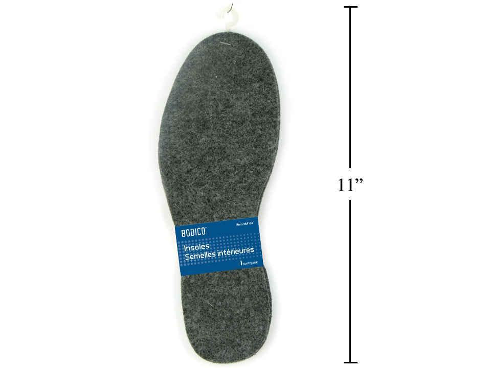 Bodico Felt Insoles, 27.5cm Length