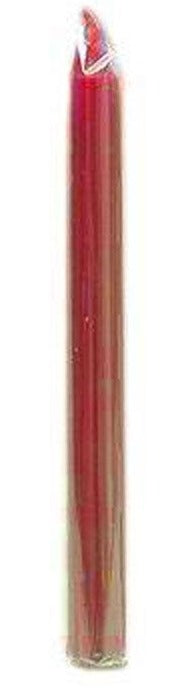 DecoLite 10-Inch Burgundy Dinner Candle