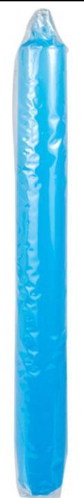DecoLite 10-Inch Light Blue Dinner Candle
