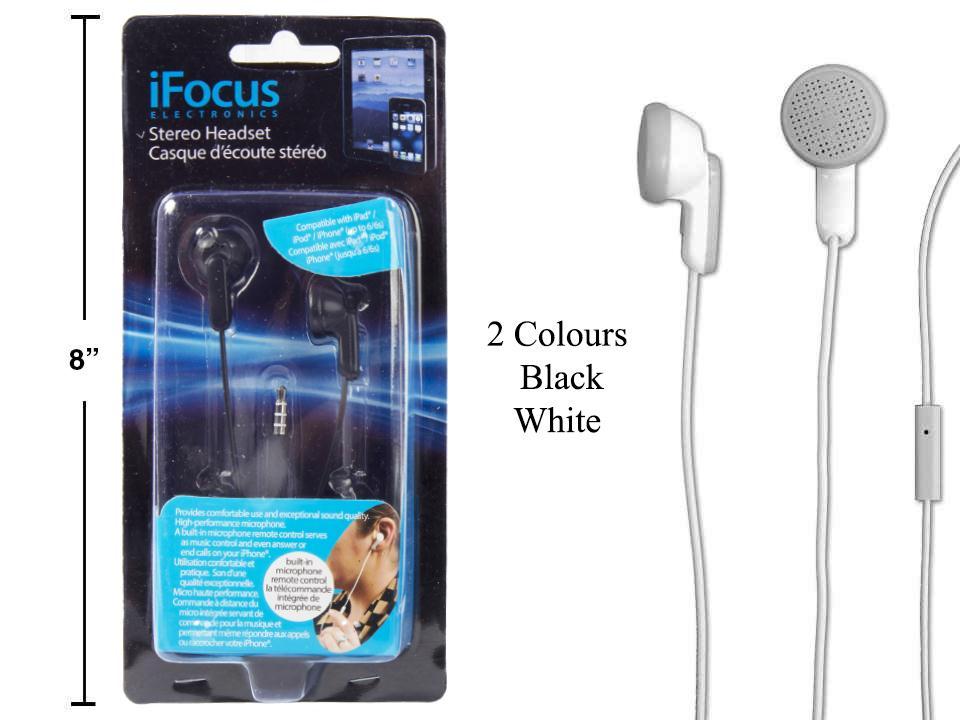 iFocus Earbuds with Microphone