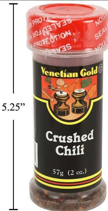 V. Gold Crushed Chili, 57g.