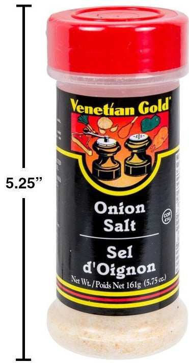 V. Gold Onion Salt, 161g.