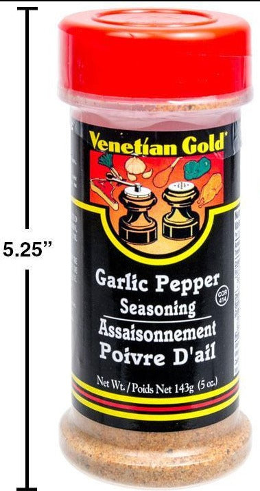 V. Gold Garlic Pepper Seasoning, 143g.