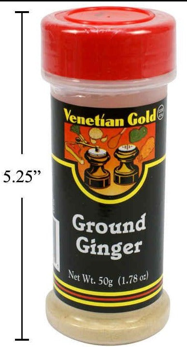 V. Gold Ground Ginger, 50g.