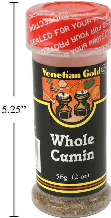 V. Gold Whole Cumin, 56g.