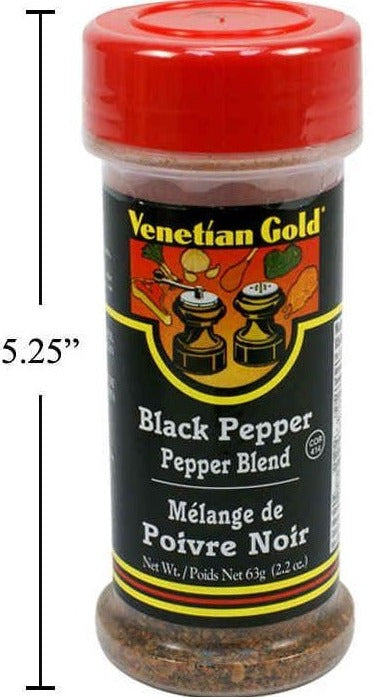 V. Gold Black Pepper Blend, 63g.
