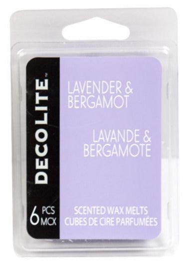 DecoLite 6-Piece Lavender and Bergamot Scented Wax Melts