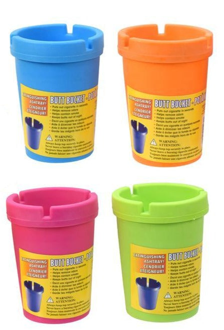 Butt Bucket Ashtray, 3"x4.25"H