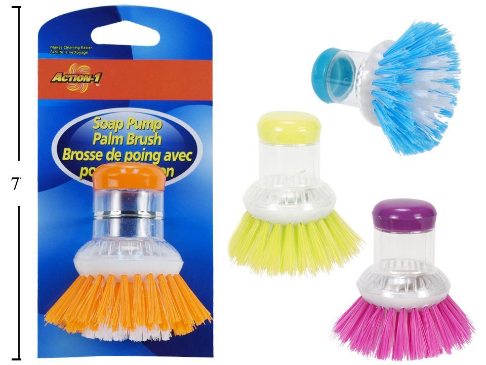 Action 1 Soap Pump Palm Brush