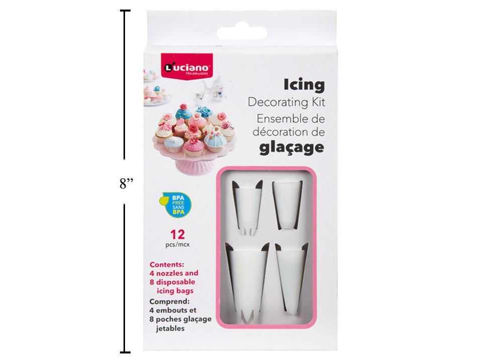 Luciano 12-pc Icing Decorating Kit, cbx (CS)