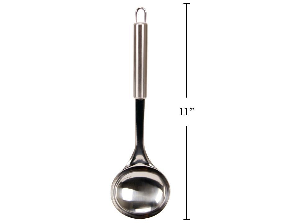 Luciano Stainless Steel Soup Ladle, 12"L