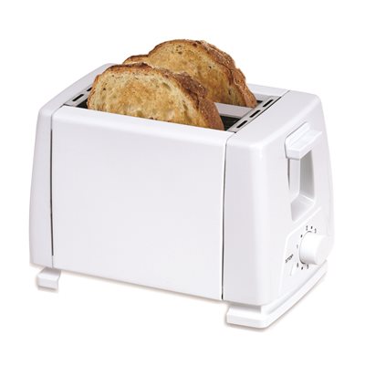 White Two-Slice Toaster